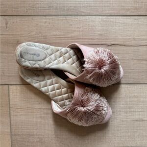 Birdies Blush Pom-Pom Women's Slippers